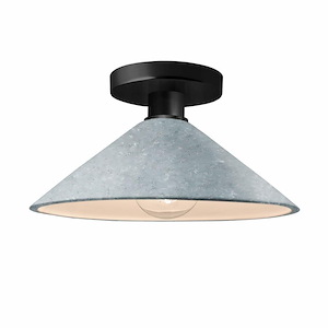 Radiance - Flare Semi-Flush Mount-6.5 Inches Tall and 11.75 Inches Wide - 1346047