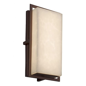 Clouds Avalon - 12 Inch ADA Outdoor/Indoor Small Wall Sconce with Cloud Resin Shades