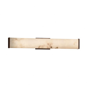 LumenAria Latitude - 28.5 Inch 28W LED ADA Linear Wall/Bath Vanity with Faux Alabaster Shade