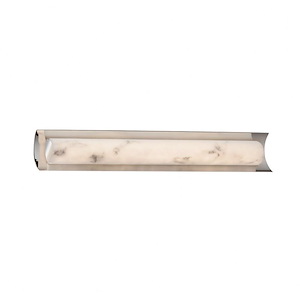 LumenAria Lineate - 30 Inch 23W LED Linear Wall/Bath Vanity with Faux Alabaster Shade