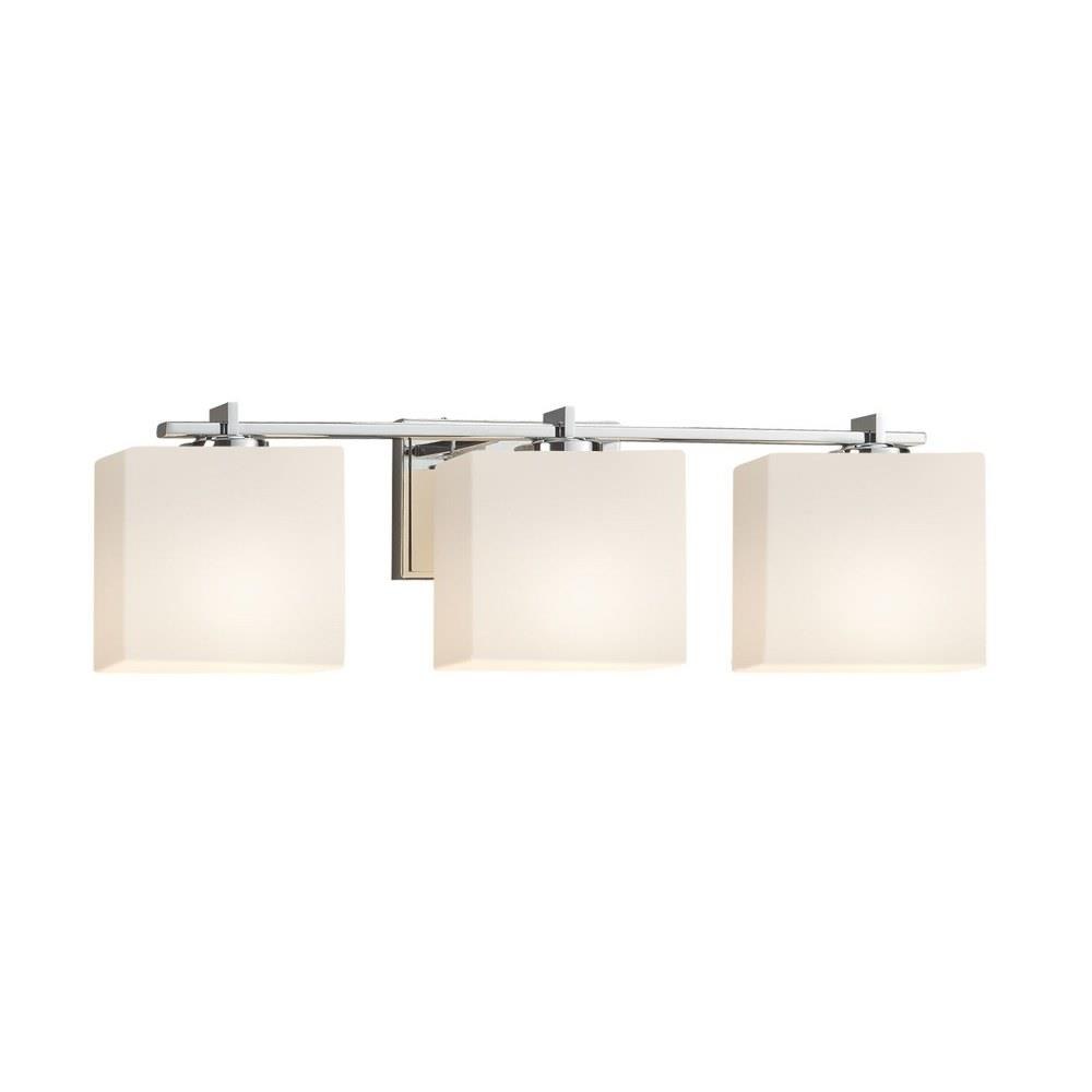 Justice Design - FSN-8443-55-OPAL - Fusion Era - 3 Light Bath Bar with ...