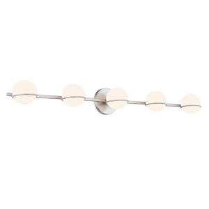 Centric - 5W 5 LED Bath Bar In Minimalist Style-5 Inches Tall and 41 Inches Wide