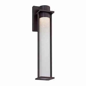 Wooster - 14W 1 LED Outdoor Wall Sconce In Minimalist Style-18.75 Inches Tall and 5 Inches Wide