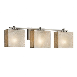 Fusion Era - 3 Light Bath Bar with Rectangle Mercury Glass Shade - 1046844
