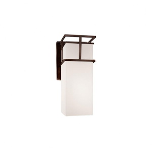 Fusion Structure - 10.75 Inch 12W LED Small Outdoor Wall Sconce
