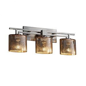 Fusion Aero - 3 Light Bath Bar with Oval Mercury Glass Shade - 1034893