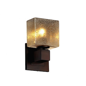 Fusion Aero - 1 Light ADA No Arms Wall Sconce with Rectangle Mercury Glass Shade