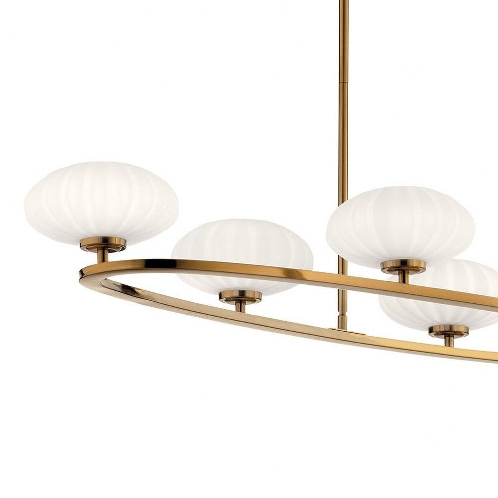 Kichler Lighting - 52224FXG - Pim - 6 light Oval Chandelier