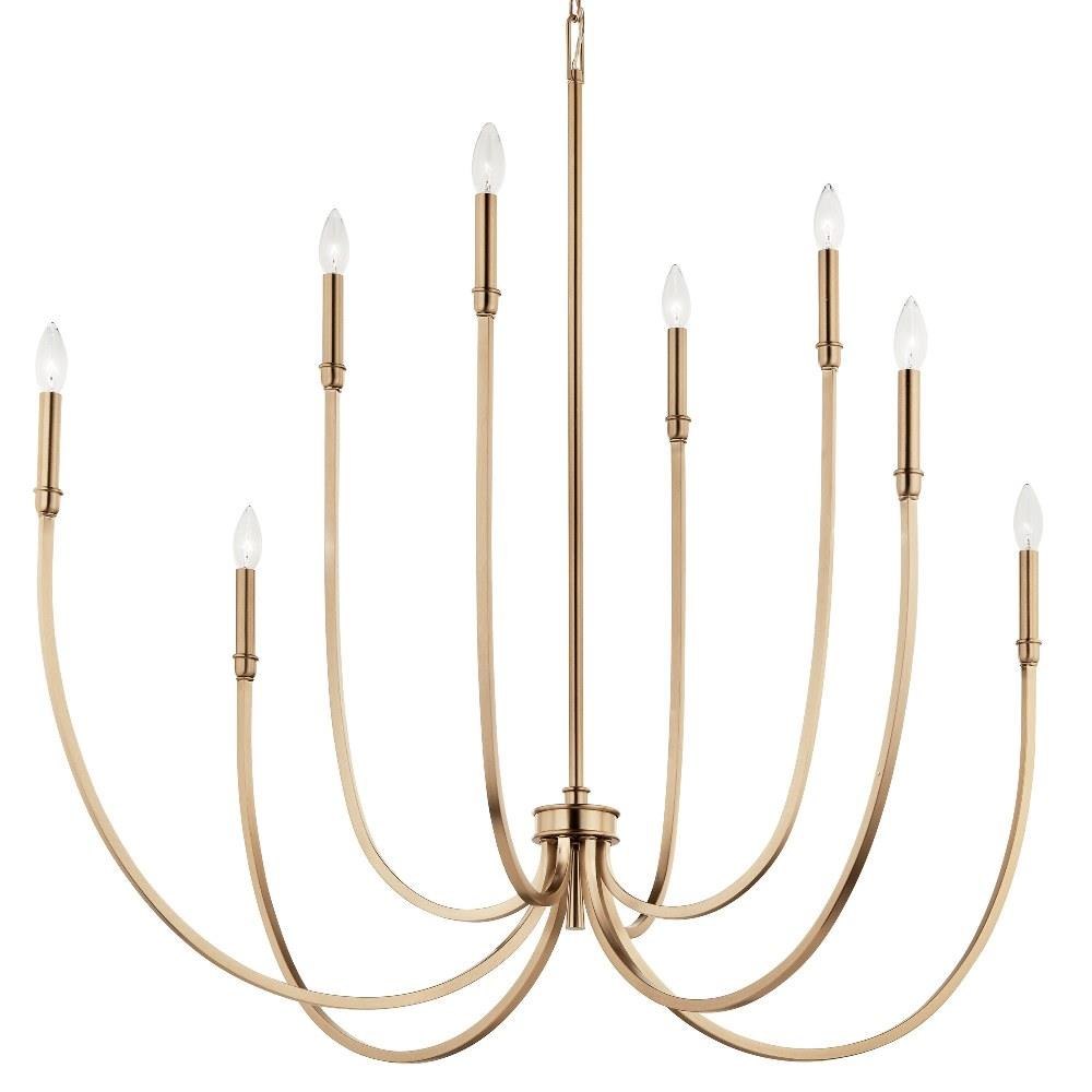 Kichler Lighting - 52699CPZ - Malene - 8 Light Chandelier