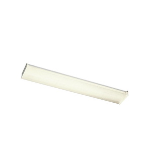 Fluorescent Fixture Group - 2 Light Ceiling Mount - with Utilitarian inspirations - 2.5 inches tall by 7.5 inches wide
