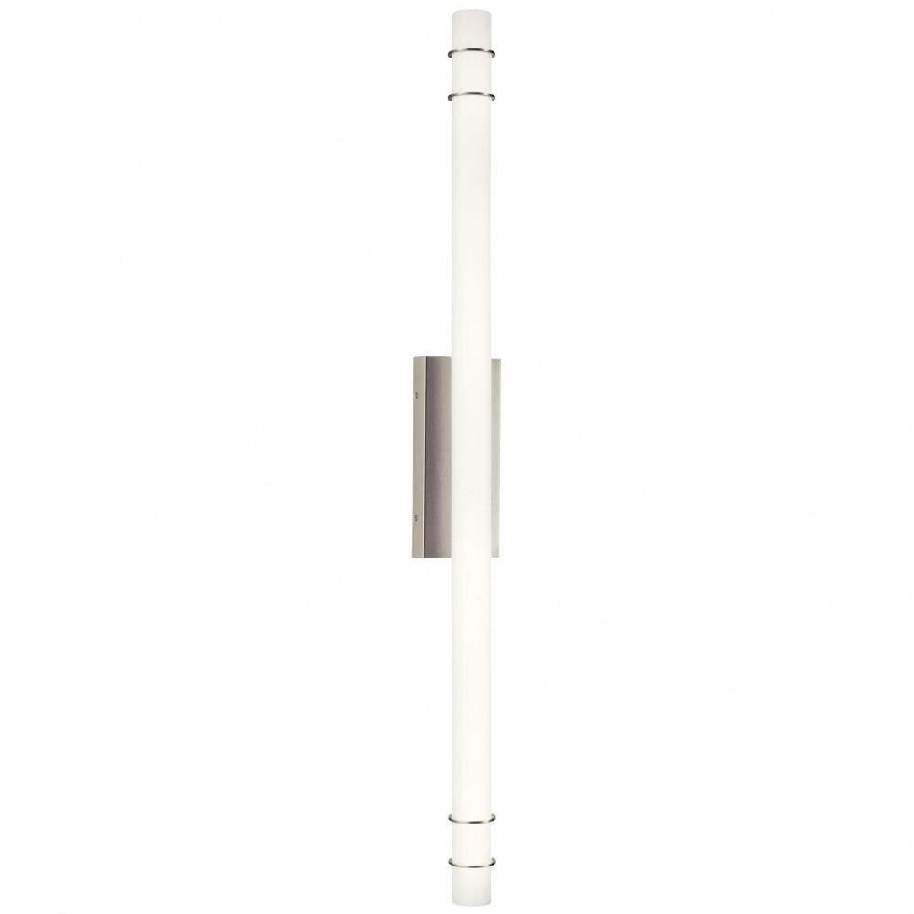 Kichler Lighting 11255NILED Korona Light Linear Bath Vanity  Approved For Damp Locations With Transitional Inspirations 4.75 Inches  Tall By 48.5 Inches Wide