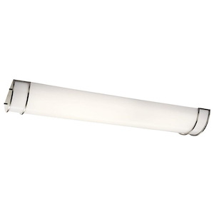 55W 1 Led Linear Flush Mount - With Utilitarian Inspirations - 4.75 Inches Tall By 11.5 Inches Wide