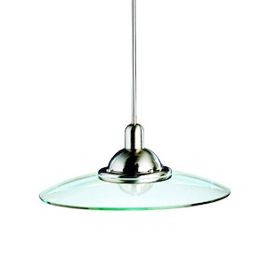 Galaxie - 1 Light Pendant - With Soft Contemporary Inspirations - 9.5 Inches Tall By 22.25 Inches Wide