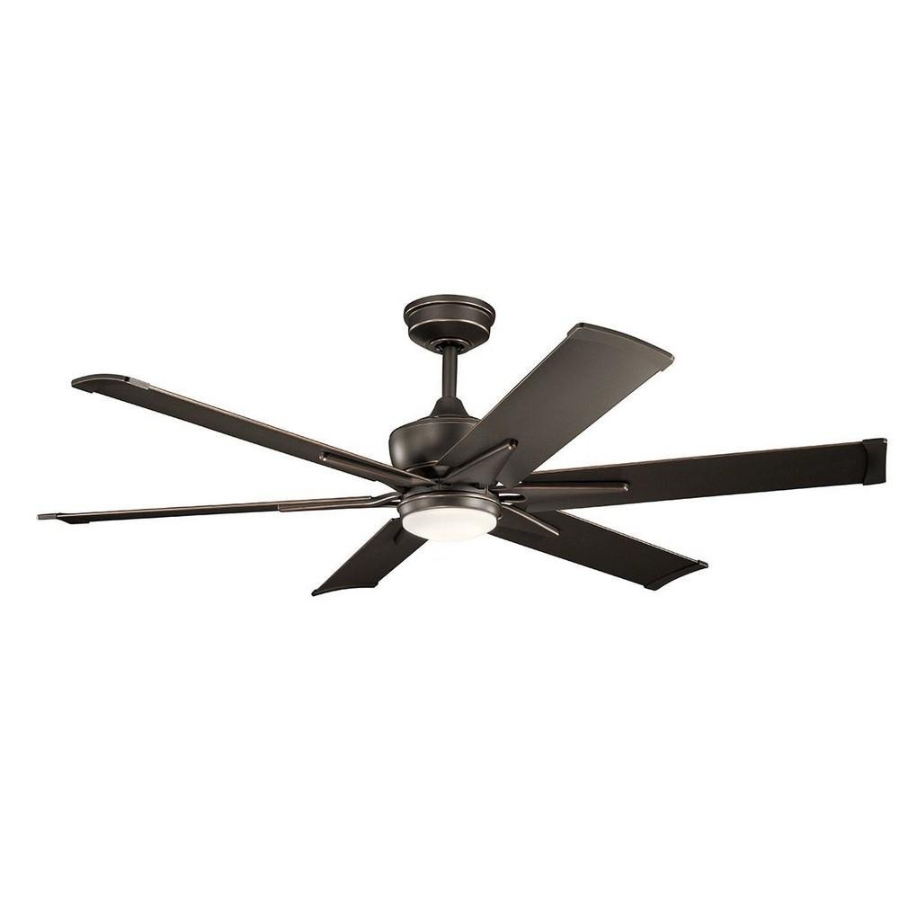 Kichler Lighting - 300300OZ - Szeplo Patio - Outdoor Ceiling Fan with Light  Kit - 16.25 inches tall by 60 inches wide, image size:1000x1000