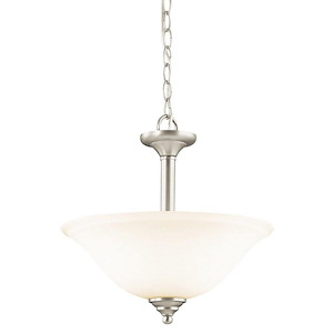 Armida - 2 Light Convertible Inverted Pendant - with Transitional inspirations - 15.25 inches tall by 15 inches wide
