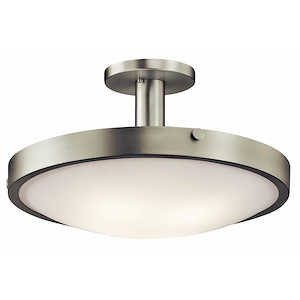 Lytham - 4 Light Semi-Flush Mount - With Soft Contemporary Inspirations - 10.75 Inches Tall By 20.5 Inches Wide