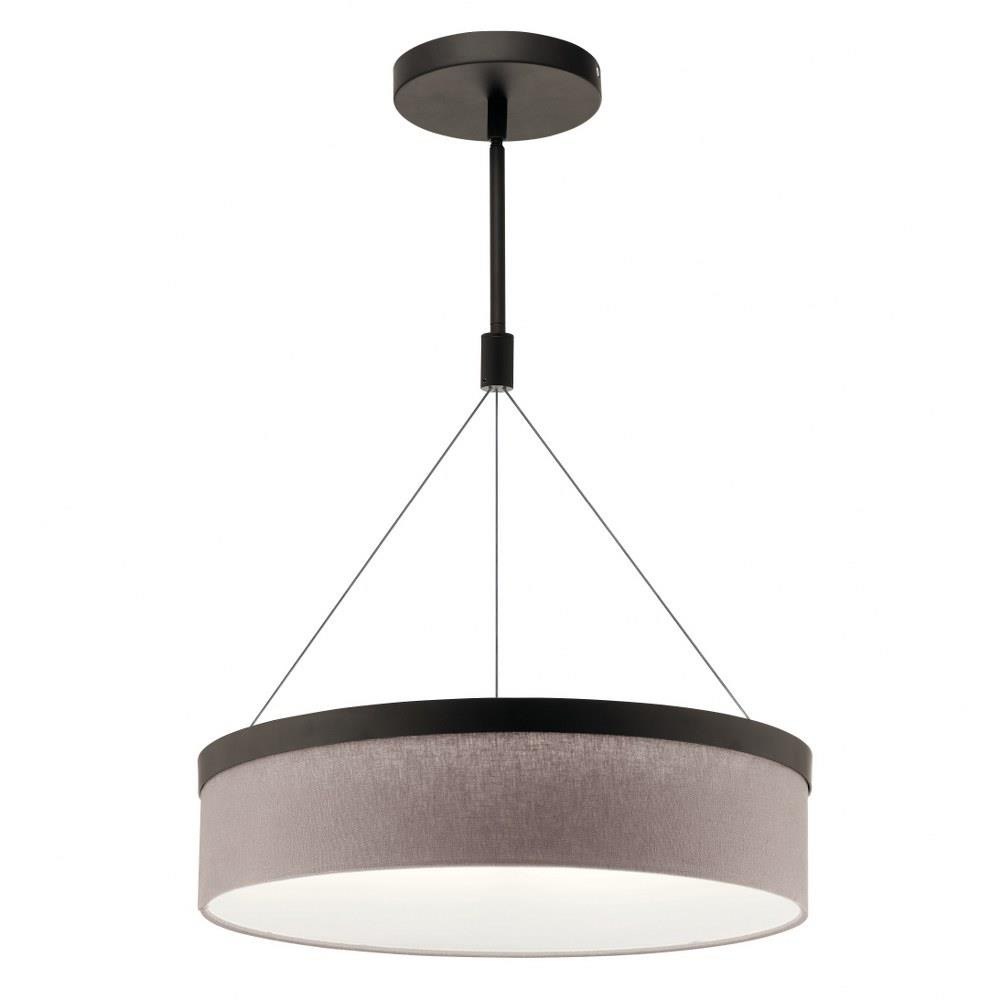 Kichler Mercel 3-Light Bronze Transitional Led Chandelier