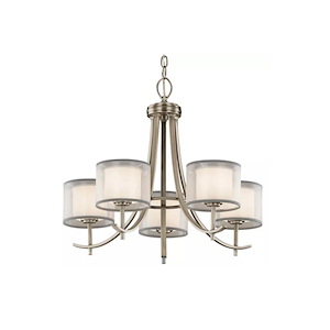 Tallie - 5 light Medium Chandelier - 20.5 inches tall by 24 inches wide