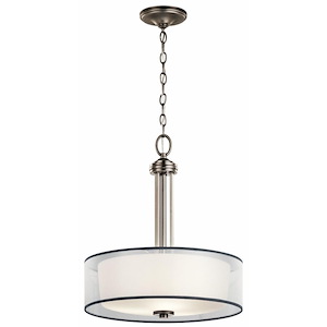 Tallie - 3 light Inverted Medium Pendant - 21.75 inches tall by 18 inches wide