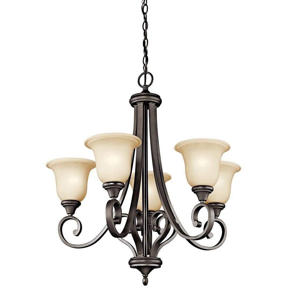 Kichler Monroe 5-Light Olde Bronze Traditional Chandelier