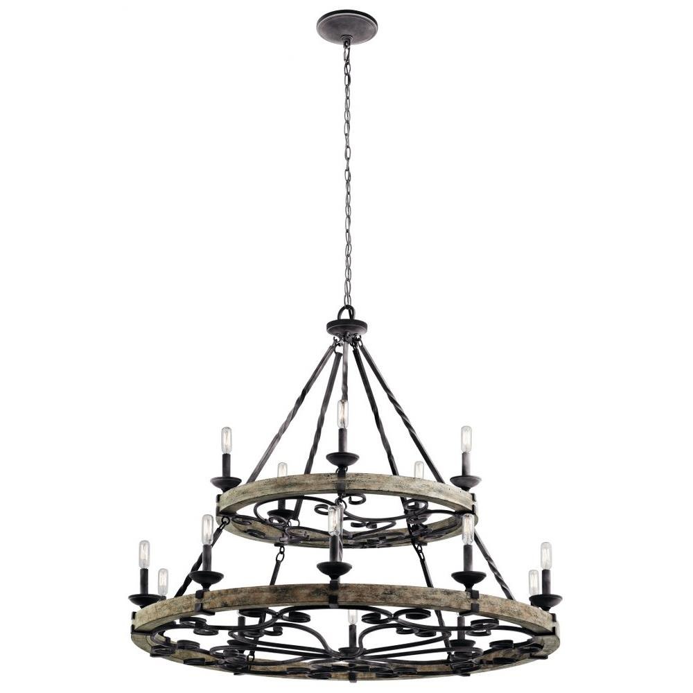 Taulbee - Fifteen Light 2-Tier Large Chandelier - 38.75 Inches Tall By 44 Inches Wide