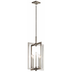 Cullen - 5 Light Large Foyer - With Soft Contemporary Inspirations - 27 Inches Tall By 14 Inches Wide
