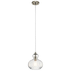 Riviera - 1 light Mini Pendant - 8.75 inches wide