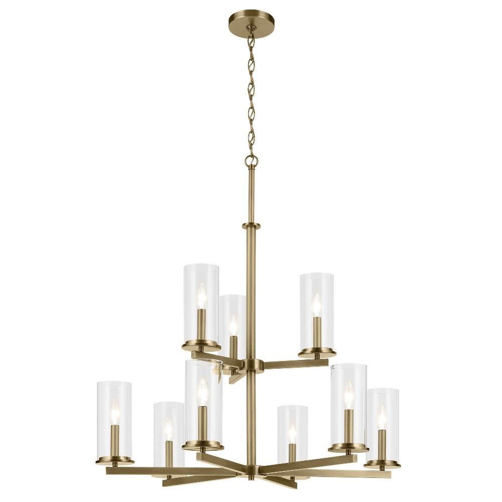 Kichler Crosby 5-Light Gold Modern/Contemporary Chandelier