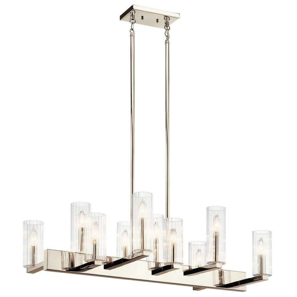 Kichler Cleara 10-Light Gold Transitional Chandelier