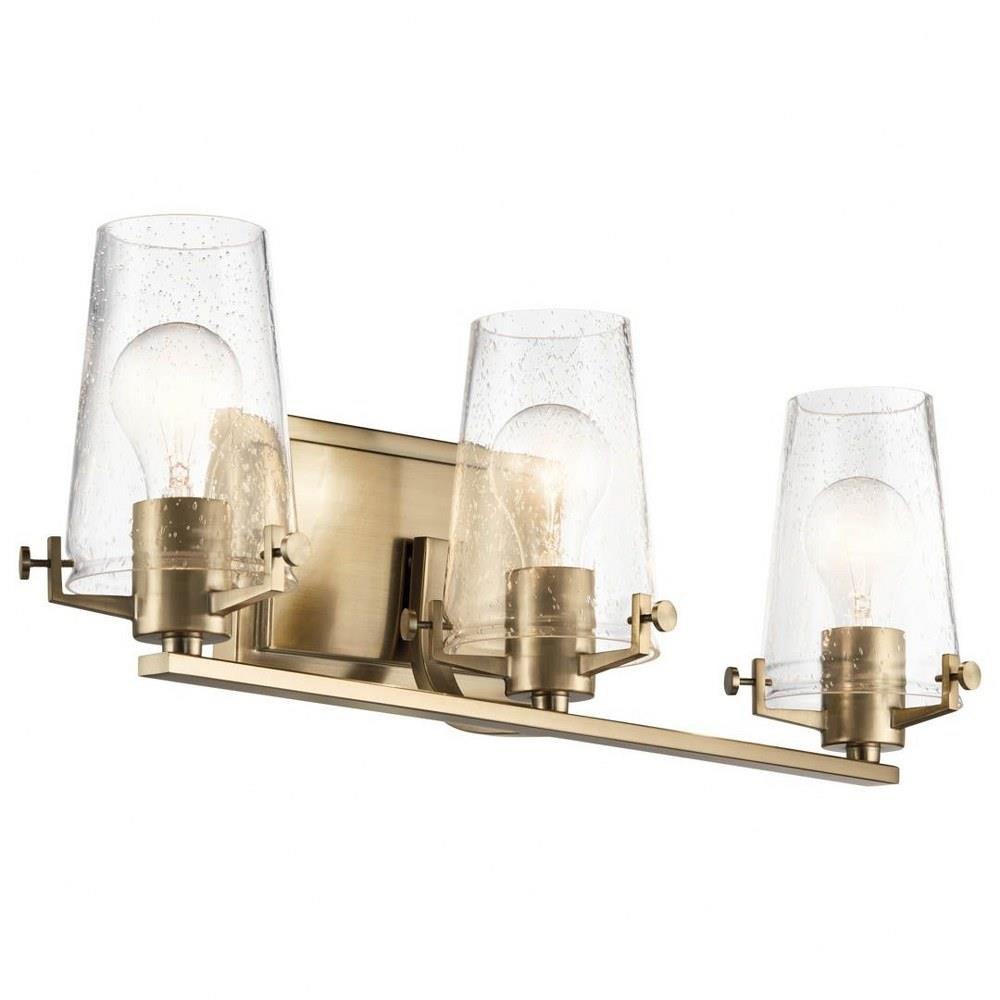 Kichler Lighting - 45297CPZ - Alton - 3 Light Bath Vanity In Vintage  Industrial Style-8 Inches Tall and 24 Inches Wide, image size:1000x1000