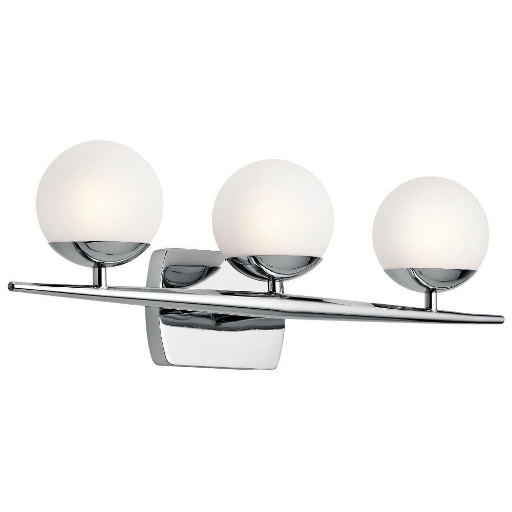 Three light bathroom vanity light buy mid century modern