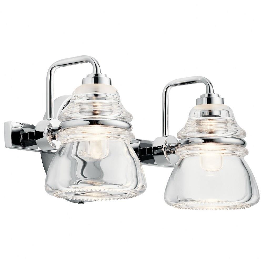 Talland - 2 Light Bath Vanity Approved For Damp Locations - With Transitional Inspirations - 6.5 Inches Tall By 13.25 Inches Wide