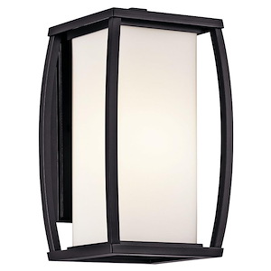 Bowen - 1 Light Outdoor Wall Lantern - With Transitional Inspirations - 13 Inches Tall By 7.25 Inches Wide
