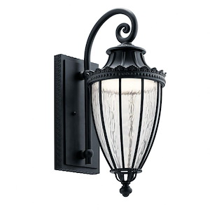 Wakefield - 1 Light Outdoor Wall Sconce - With Traditional Inspirations - 22.25 Inches Tall By 9 Inches Wide