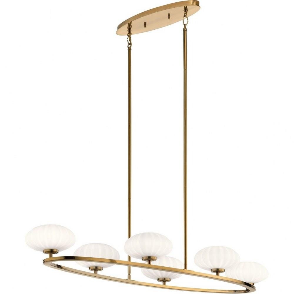 Kichler Pim 6-Light Gold Modern/Contemporary Chandelier