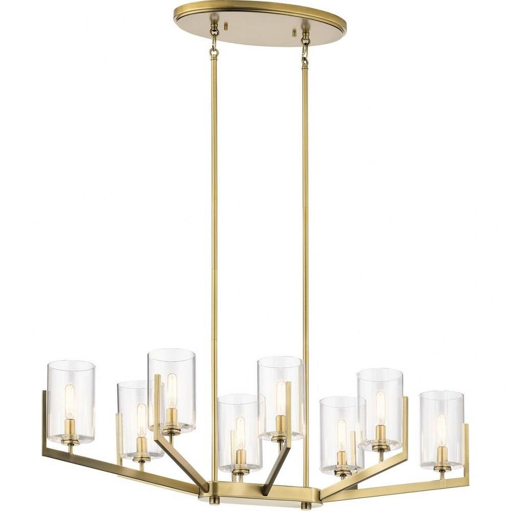 Kichler Nye 8-Light Brushed Transitional Chandelier