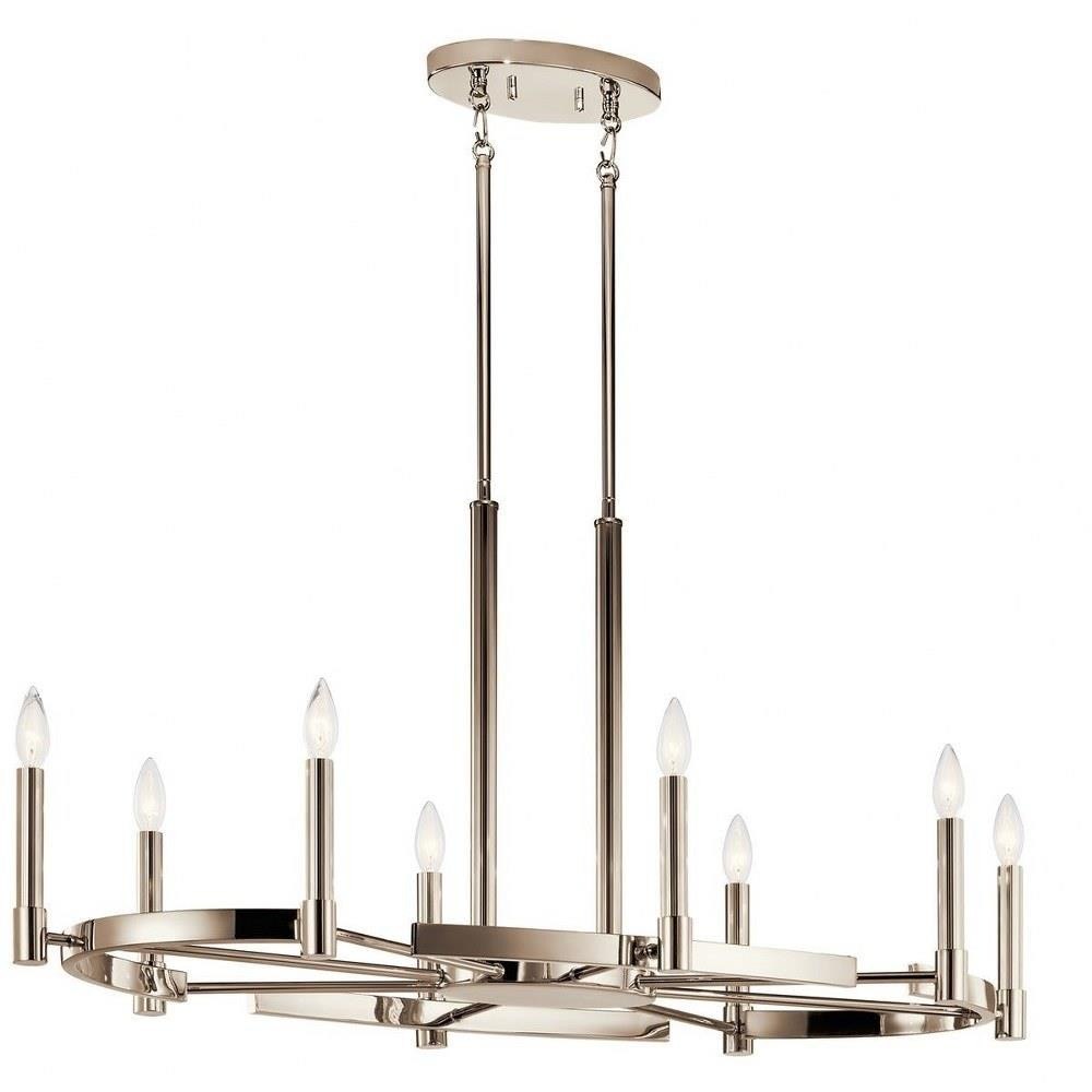 Kichler Tolani 8-Light Brushed Modern/Contemporary Chandelier