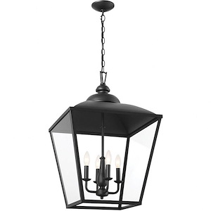 Dame - 4 Light Foyer In Homestead Style-27.75 Inches Tall and 18.5 Inches Wide