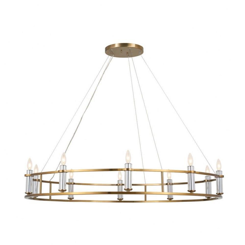 Kichler Rosalind 10-Light Polished Nickel Traditional Chandelier