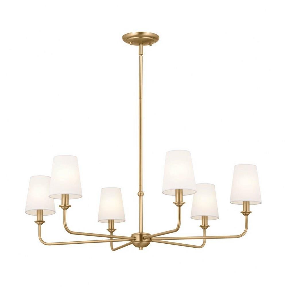 Pallas - 6 Light Chandelier In Traditional Style-13.75 Inches Tall and 32.25 Inches Wide