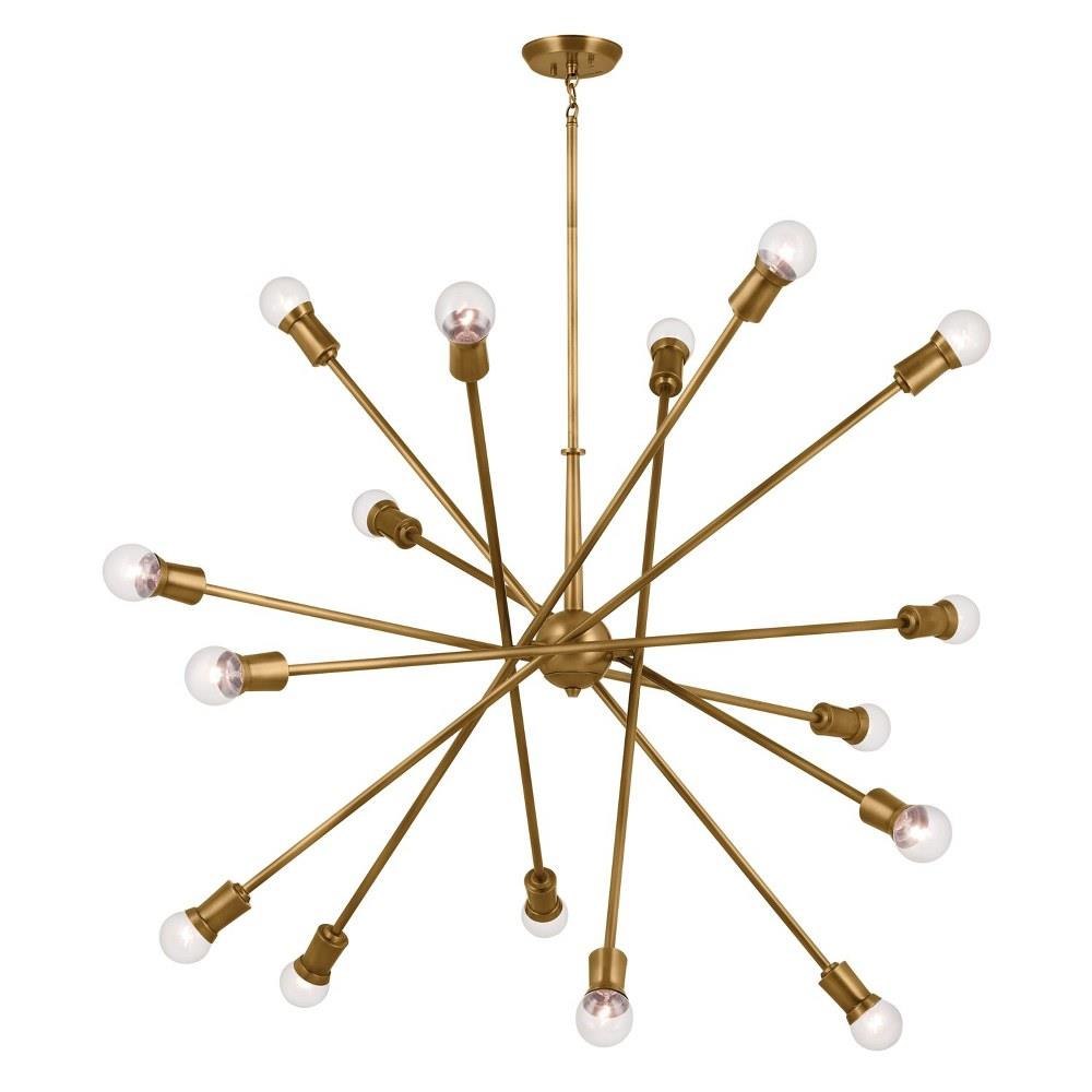 Kichler Armstrong 16-Light Black Modern/Contemporary Chandelier