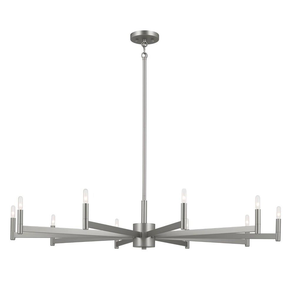 Kichler Erzo 10-Light Black Modern/Contemporary Chandelier
