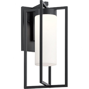 Drega - 1 LED Outdoor Large Wall Mount In Contemporary Style-22.5 Inches Tall and 8.5 Inches Wide