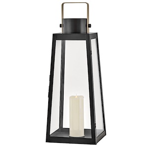 Hugh - Large Outdoor Decorative Lantern-28 Inches Tall and 10.5 Inches Wide - 1338823