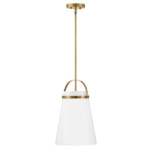 Tori - 1 Light Pendant In Transitional and Modern Style-19 Inches Tall and 11.5 Inches Wide - 1107142