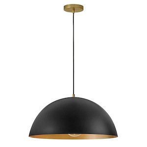 Lou - 12W 1 LED Pendant-10.75 Inch Tall and 22 Inch Wide - 1378779