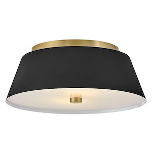 Tess - 16W 2 LED Medium Flush Mount-5.5 Inches Tall and 14 Inches Wide - 1320333