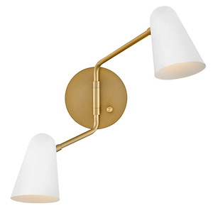 Birdie - 10W 2 LED Wall Sconce In Mid-Century Modern Style-16.5 Inches Tall and 22.75 Inches Wide - 1292824