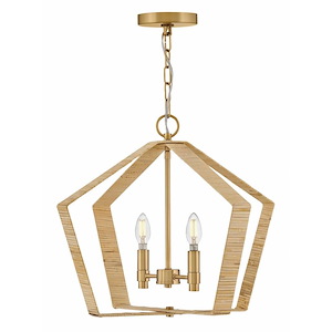 Sammi - 10W 2 LED Large Pendant-17 Inches Tall and 20 Inches Wide - 1338835