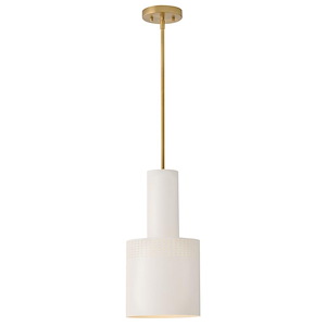 Casey - 12W 1 LED Small Pendant-18.25 Inches Tall and 9 Inches Wide - 1338839